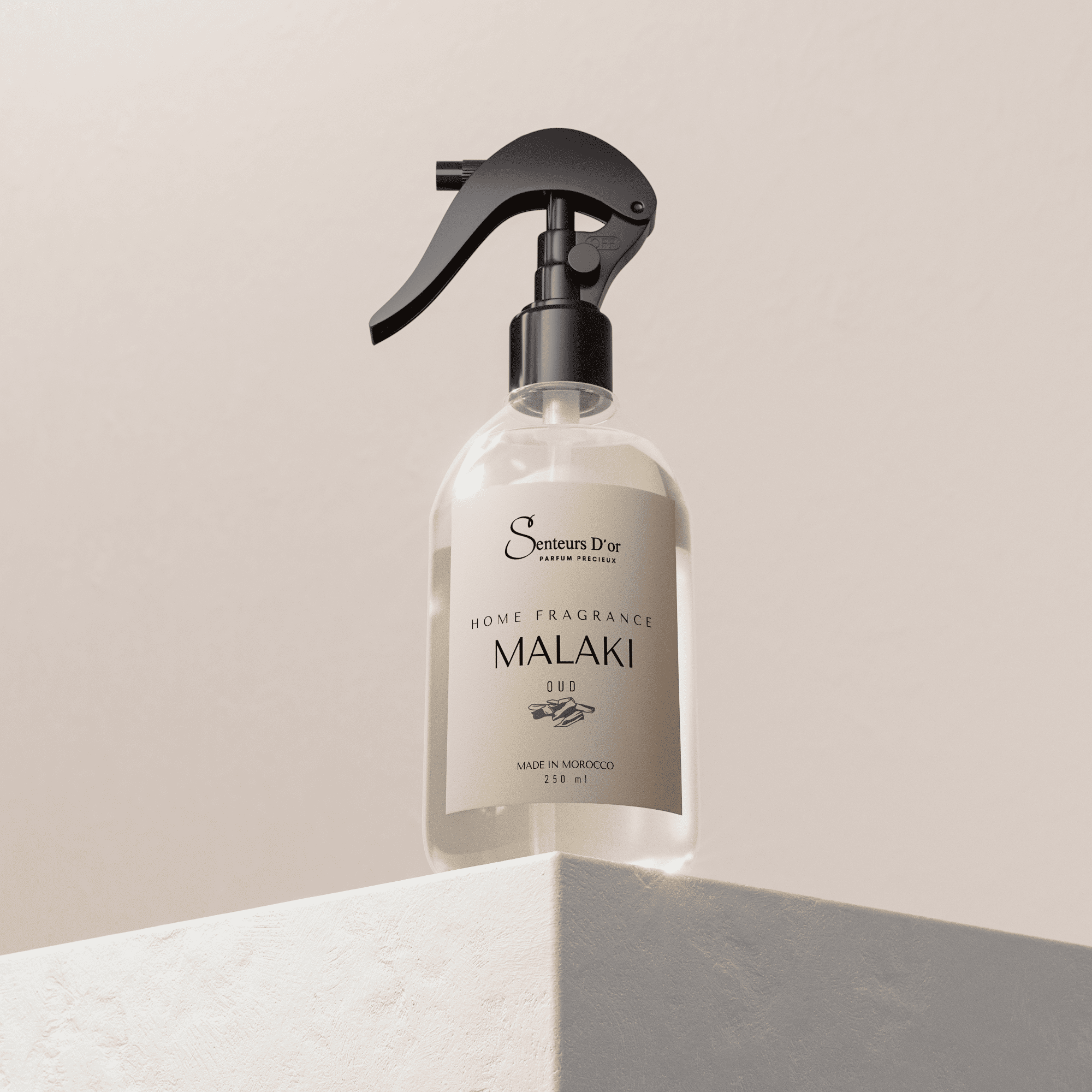 Spray MALAKI au Oud – parfum maison 200 ml – Senteurs d’Or